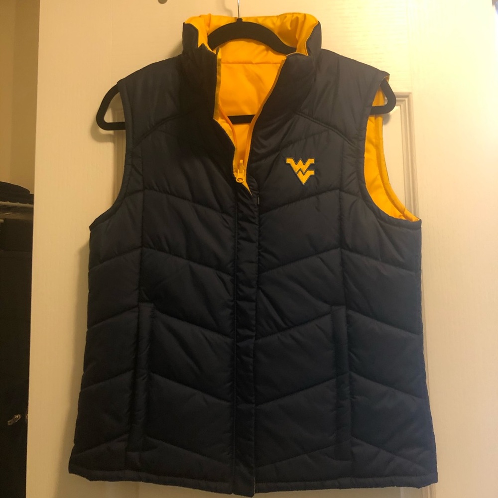 WVU Columbia Vest - reversible